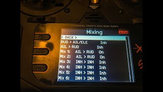 Mixing Ailerons with Rudder  Spektrum FlySky FrSky JR Radios Tx Transmitter [upl. by Becht]