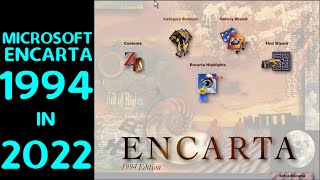 Using Microsoft Encarta 1994 in 2022 [upl. by Rednas335]