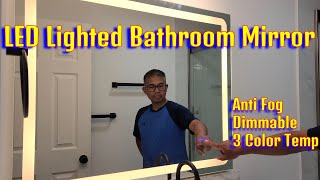 Duraspace Led Lighted Bathroom Mirror [upl. by Vita]