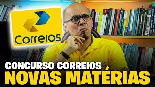 🚨CUIDADO COM AS NOVAS MATÉRIAS CONCURSO CORREIOS 2024 [upl. by Reamy748]