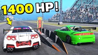 Joined a Drag Race with R35 GTR  CarX Drift Racing Online [upl. by Adlig413]