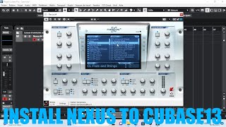 installe vst Nexus dans cubase 13 comment installer VST nexus dans cubase135 avec Jbridger [upl. by Valley]