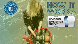 How the Toyota hybrid planetary gearbox works P410  Academic laboratory at PUT [upl. by Maitland768]