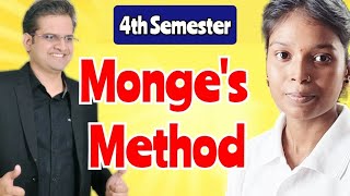 Monges MethodObjective Questions bedkdian math bsc4thsemester [upl. by Robbyn]