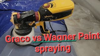 Graco X7 Vs Wagner Paint Spraying [upl. by Plunkett]