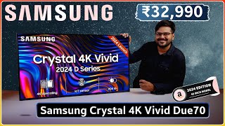 Samsung Crystal 4K Vivid TV Review 2024 Stunning 4K on a Budget 🤑 43inch Unboxing [upl. by Amick]