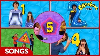 CBeebies  Number Raps 1  5 [upl. by Leroi337]