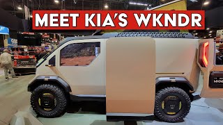 Kias 2025 EV Concepts Are Gorgeous  Walkaround At SEMA 2024 [upl. by Oznol]