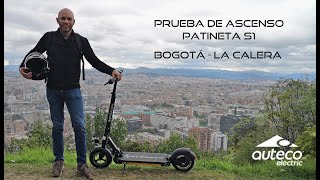 Patineta Eléctrica Auteco Prueba Bogotá  La Calera [upl. by Earej]