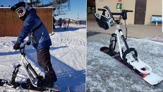 JE TEST LE SNOW SCOOT  jaurais pas dû [upl. by Campy279]