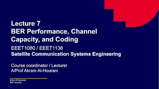 Lecture 7 Bit error rate in digital modulation [upl. by Goodden]