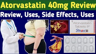 Review Storvas 40 mg Tablet  Atorvastatin 40 mg tablet uses in hindi  Uses Side Effects Dosage [upl. by Sanoj]