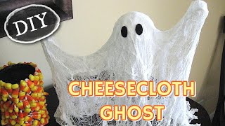 Cheese Cloth Ghost Craft Tutorial [upl. by Avilys431]