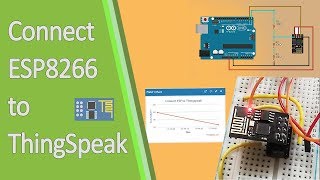 Connect ESP8266 to ThingSpeak  Using AT Commands  IoT Basics [upl. by Omer]