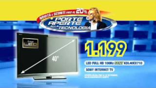 Spot Euronics quotPorte Aperte alla Tecnologiaquot  TV Sony 40EX710 [upl. by Jac]