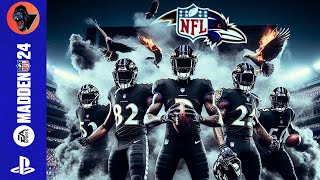 GAMEPLAY Ravens vs Bills LIVE MADDEN 24 [upl. by Aihsoem]