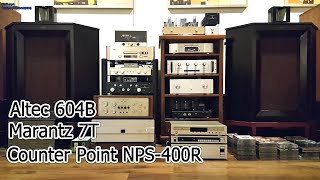 나의 오디오 Altec 604B Marantz 7T Counter Point NPS400R [upl. by Asimaj]