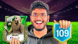 Road to 109 OVR Begins Just 1 Player Rating Short FC MOBILE [upl. by Eelyac]