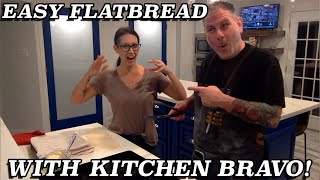 EASY HOMEMADE FLATBREAD No Yeast No Oven MAKE AT HOME  Chomp Chomp Chewy [upl. by Ahsaret]