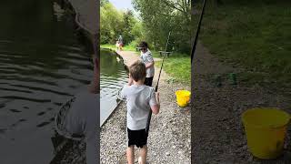 Catching trout on the float at Kilnsey Park fishing trout funfishing bagging rainbowtrout [upl. by Natsreik]