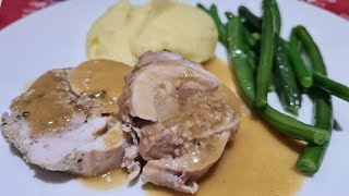 ไก่ยัดใส้ แบบฝรั่งเศส  Chicken Ballotine [upl. by Ayyn743]