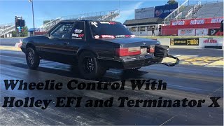 Wheelie Control A brief how to with Holley EFI [upl. by Leumhs]