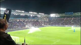 Gewiss Stadium giochi di luce AtalantaVerona 26102024 grazie a Jacopo Bettani 🖤💙 [upl. by Etnemelc975]