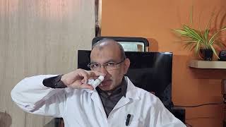 Technique of using steroid nasal spray  Hindi  Patient teaching programme [upl. by Dimitry]