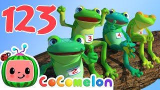 Five Little Speckled Frogs  More Nursery Rhymes amp Kids Songs ABCs and 123s  Learn with CoComelon [upl. by Ferrand]