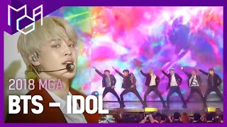 2018 MGA 방탄소년단BTS  IDOL [upl. by Bealle]