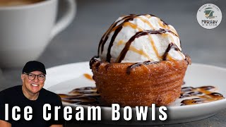 🍨 Churro Ice Cream Bowls – Easy and Delicious🍦 [upl. by Amii]