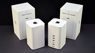 Apple Airport Extreme and Time Capsule 2013 Unboxing amp Setup Demo [upl. by Arimay]