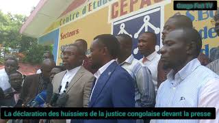 Les huissiers de la justice ont trouvés un remède pour guérir la justice congolaise [upl. by Melamie261]