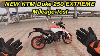 NEW KTM Duke 250 EXTREME Mileage Test l Aayush ssm [upl. by Ahsele]