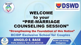 TRUE PREMARRIAGE COUNSELING FOR YOUR MARRIAGE LICENSE APPLICATION IN THE PHILIPPINES [upl. by Eikcir699]