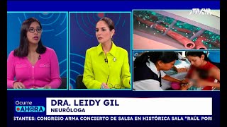 Neuróloga del INCN “Propensos a contraer meningitis son persona en pobreza Son vulnerables” [upl. by Adnoma]