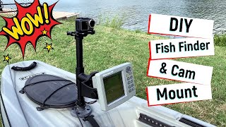 Kayak Fish Finder Mount DIY [upl. by Kora179]