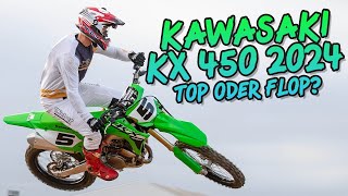 Test Kawasaki KX450 2024  wie sehr taugt die Neue nach der Rundumerneuerung [upl. by Wakerly916]