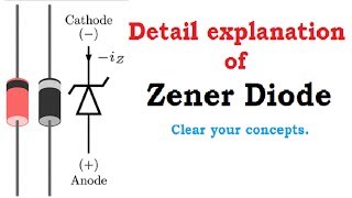 Zener Diode best explanation as a voltage regulator in hindi  Semiconductor  Class 12 [upl. by Noived]