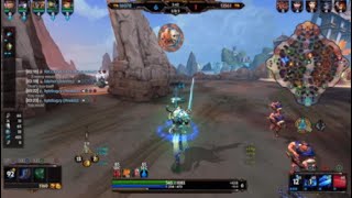 Smite Conquest King Arthur Solo Gameplay  Rage Quit Turns To Easy Win [upl. by Hennahane]