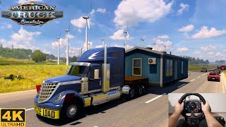 ATS  American Truck Simulator  Turnkey House Construction  Kenworth T680  Logitech G29  4K UHD [upl. by Purington]