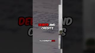 Debits and Credits Simplified 🚀📈📉 accountancy debit credit money entrepreneur ledger [upl. by Hilary]