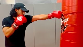 30 Minute Kickboxing Heavy Bag Workout [upl. by Ralleigh]