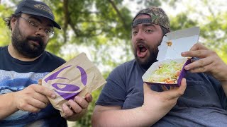 Taco Bell New Big CheezIt Menu Review [upl. by Ahsaten]