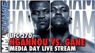 UFC 270 Ngannou vs Gane Media Day Live Stream [upl. by Koeninger]