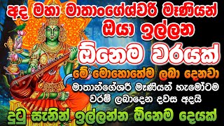 quotමාතාංගෙශ්වරි මැණියන් ගැන හිතේ එකම විශ්වාසයෙන් අහන්න🌷හැම පැතුමක්ම ඉටුවෙනවා matangeshwari mantra [upl. by Ataeb]