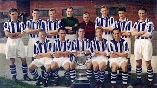 West Bromwich Albion celebrate their 1954 FA Cup win over Preston at Wembley [upl. by Mallis]