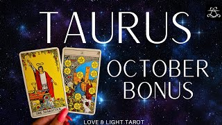 Taurus♉️ Expect The Unexpected Someone Has A Confession✨️ October Bonus [upl. by Rieth]