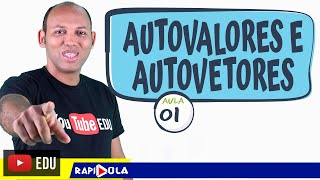 AUTOVALORES E AUTOVETORES PASSO A PASSO 01 [upl. by Wilkinson]