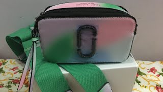 MARC JACOBS The Snapshot Bag  Unboxing  super nice [upl. by Kalagher168]